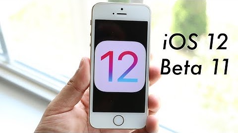 iOS 12 BETA 11 On iPHONE 5S! ( Speed Increase) (Review)