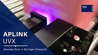 UBS APLINK UVX ➟ BERINGER VINEYARDS | Direct printing on cardboard boxes
