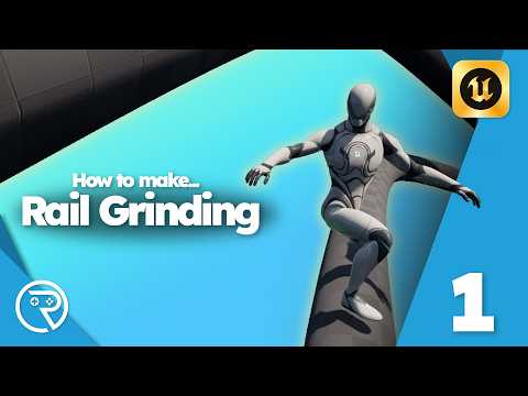 Video thumbnail: Unreal Engine 5 Tutorial -  Rail Grinding Part 1: Making a Spline Rail