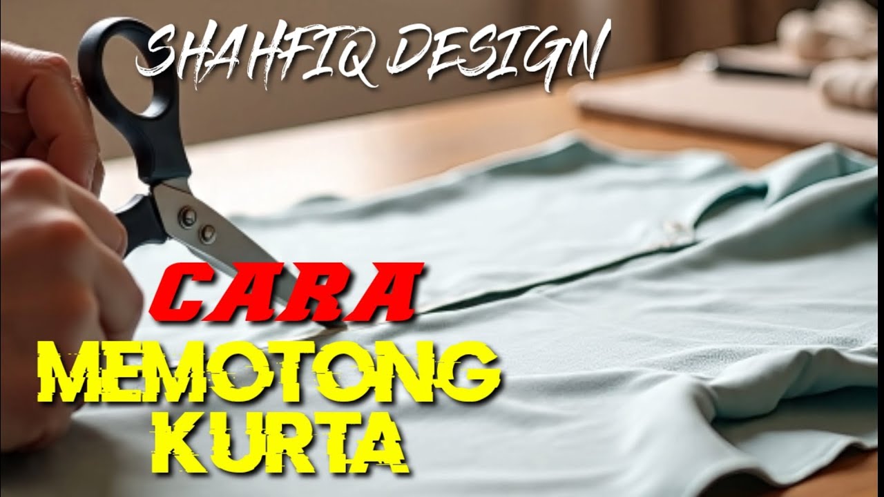 CARA MEMOTONG BAJU KURTA