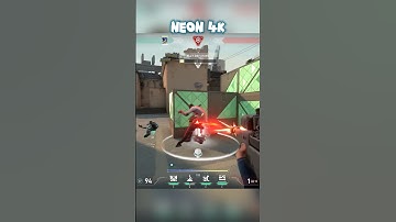 No Scope Operator 👀 Neon 4K 🩵 It