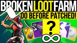 This BROKEN LOOT Farm Is HERE! Get Before PATCHED, Easy Exotic Season 21 Prep! Destiny 2 Lightfall