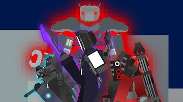 Mecha Godzilla en skibidi toilet stick nodes animation