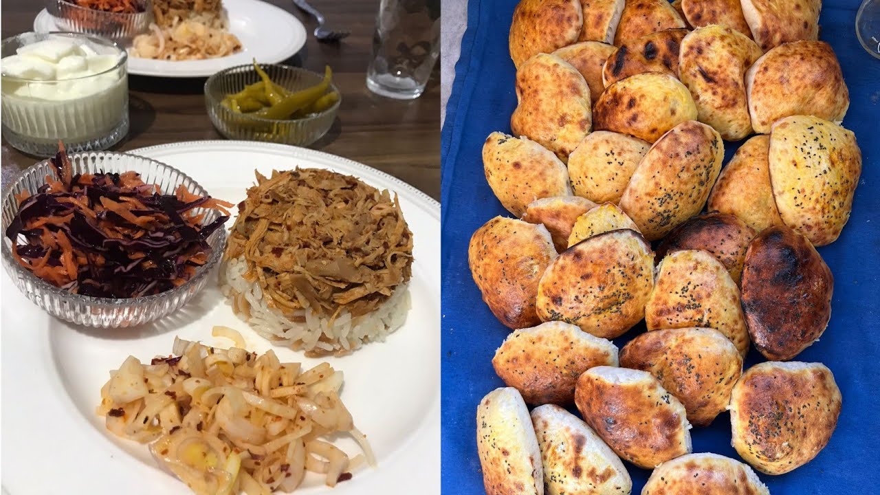 AKŞAM YEMEĞİ TELAŞI/ ÖZLEM ABLAM VE KAYINVALİDEM ÇÖREK YAPMIŞ  DESTEK VİDEOSU 