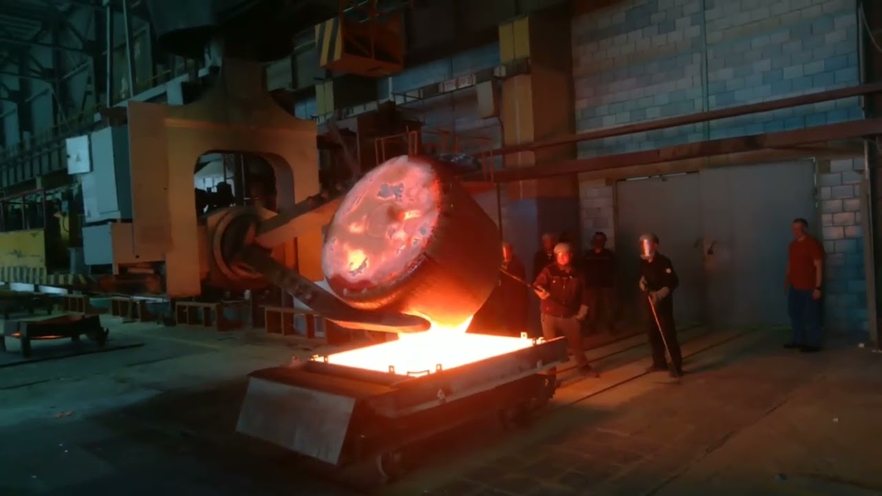 Отливка оптического стекла на ЛЗОС. 05.07.2024