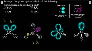 Amongst The Given Options Which Of The Following Moleculeion Acts As A Lewis Acid?