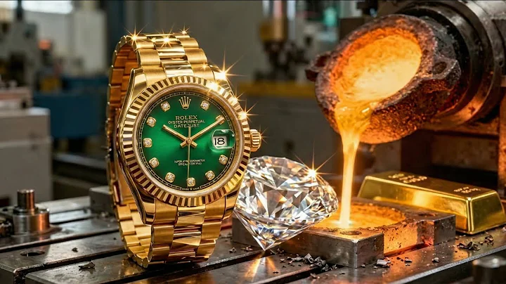 Inside the Rolex Gold Factory: How Raw Gold Bar Becomes $60,000 Luxury Fashion Watch (Full Process)