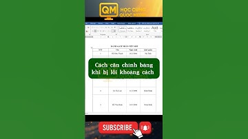 Cách căn chỉnh bảng trong Word siêu nhanh #hoccungquocmedia #shortvideo #shorts #thuthuattinhoc