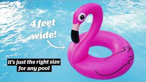 The BigMouth Toys Giant Flamingo Floating Ring - Available at Pool Supplies Canada.ca!