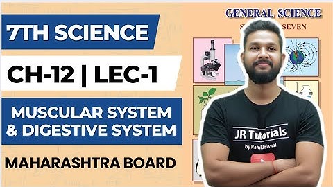 7th Science | Chapter 12 | Muscular System & Digestive System | Lecture 1 | Maharashtra Board |