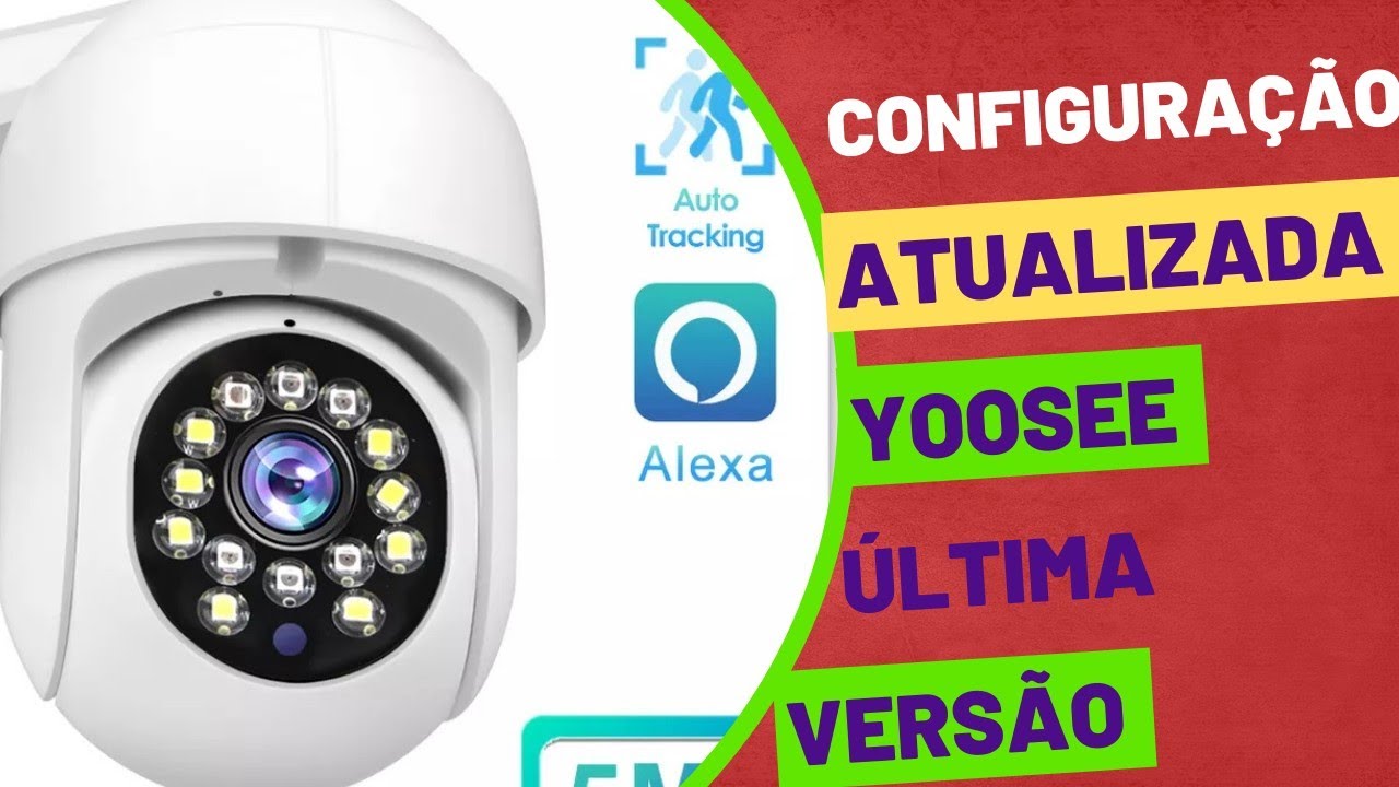 como configurar câmera Wi-Fi Giratória a prova d'água no aplicativo ...