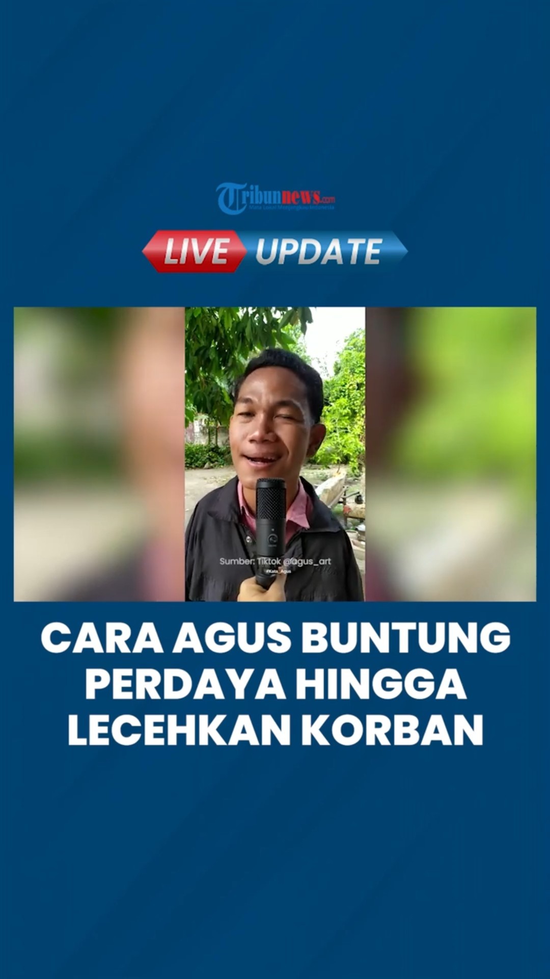 Agus Buntung Incar Wanita Duduk Sendirian di Taman Udayana Mataram, Cerita Privasi Jadi Ancaman