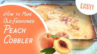 How to Make Old-Fashioned Peach Cobbler - Old Time Knowledge
This super simple, old-timey recipe for peach cobbler is a traditional favorite here in eastern North Carolina. The ingredients are so easy you can remember them without even writing them down! Read more below...
Traditional Ingredients:
- About 2 to 3 cups of fresh sliced peaches (or any favorite fresh fruit filling)
- 1 cup flour (self-rising OR all purpose, your choice)
- 1 cup sugar
- 1 cup milk
- 1 stick butter
You can also add:
- 1 egg (optional)
- Splash of vanilla (optional)
To learn how I make my own vanilla, check out this post on my website:
https://www.oldtimeknowledge.com/make-your-own-vanilla-extract/ How to Make Old-Fashioned Peach Cobbler - Old Time Knowledge