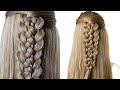 Half Up Back to School Hairstyle - 7 Strand Braid the easy way by Another Braid 😱  Hair Tutorial