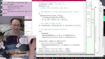 Ep666 Geometry, Circle Inversion, Wolfram Language Coding