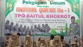 Pengajian Khotmil TPQ Baitul Khoerot