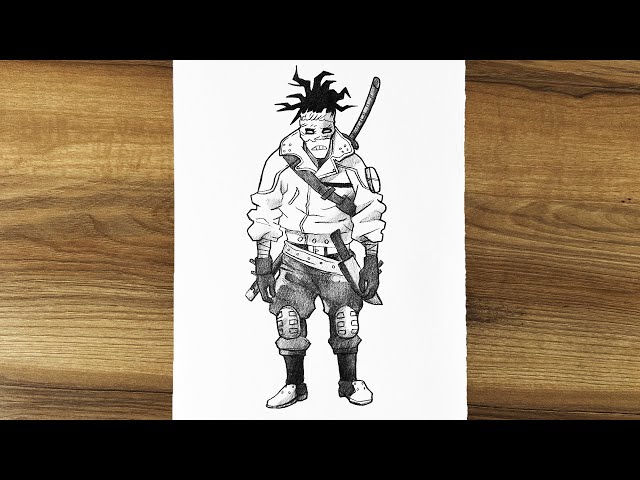 How to draw Akaguro Chizome from My Hero Academia || Akaguro