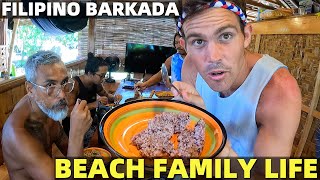 FILIPINO BARKADA FAMILY LIFE.- Beach House Building In Davao (Sardine Lunch!)