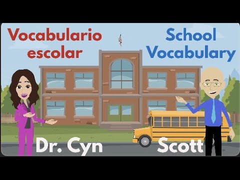 School vocabulary - Vocabulario escolar