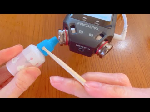 【ASMR】耳かきで引っ掻く音(5種類)【音フェチ】scratch with ear pick relaxing