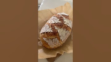 Sourdough bread scoring idea #bread #food #shorts