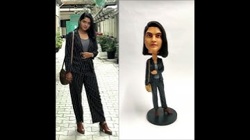 Bobble Head 3D miniature