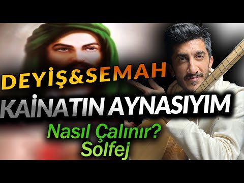 KAİNATIN AYNASIYIM SOLFEJ SAZ NOTALARI | Özlem Özdil Madem Ki Ben Bir İnsanım Kısa Sap Bağlama Dersi