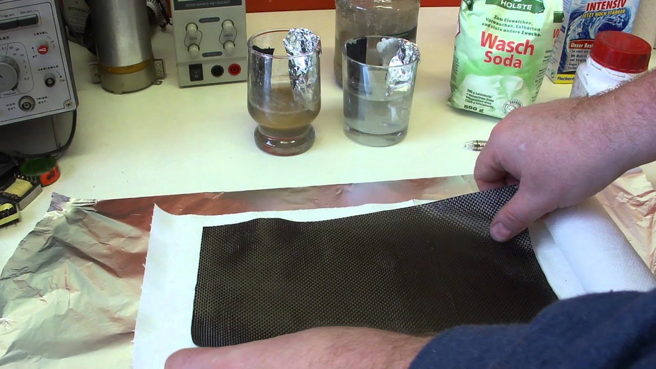 carbon fiber sheet aluminium foil selfmade diy high output battery how to make carbon fiber sheet
