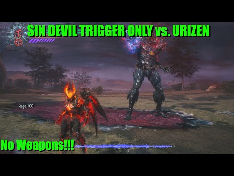 Sin Devil Trigger Only vs. Urizen || Devil May Cry 5 [PC] SSS Rank