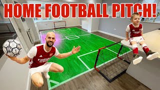 INDOOR FOOTBALL PITCH - I Always Wanted This In My House!