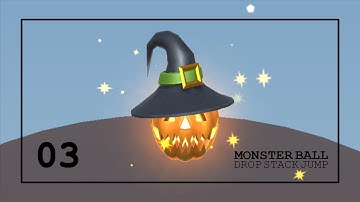 Drop Stack Jump: Monster Ball | Gameplay pt.03 | Level 21-30