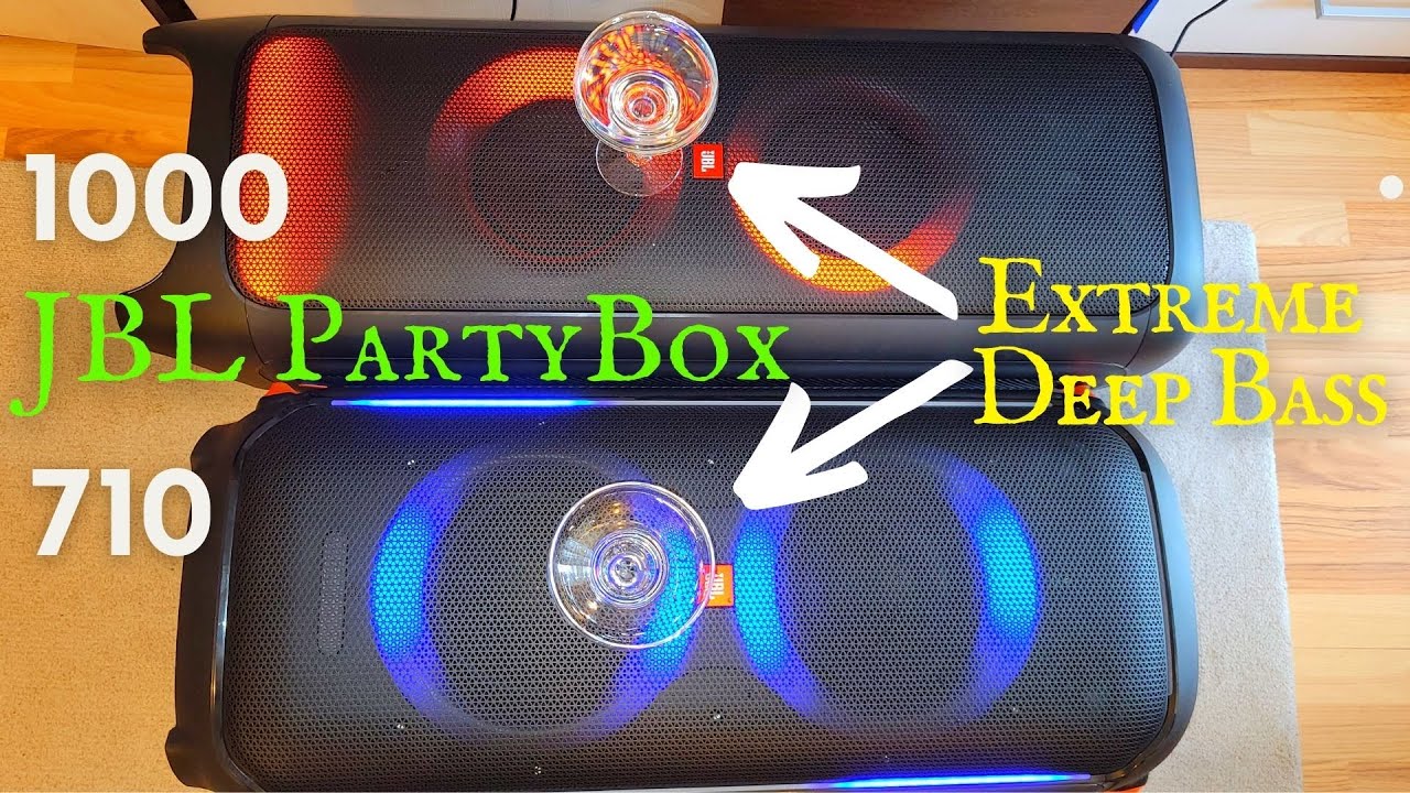 JBL Partybox 710 vs. JBL Partybox 1000 – electromodo