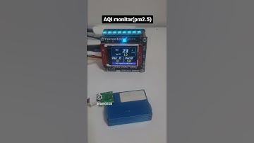 AQI monitor pm2.5 (PICO+pms7003) 2  RP2040 #short#diy#diyprojects#gadget #viral#subscribe#shortvideo
