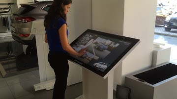 Hyundai creates 80 digital dealerships with Zytronic based touch tables