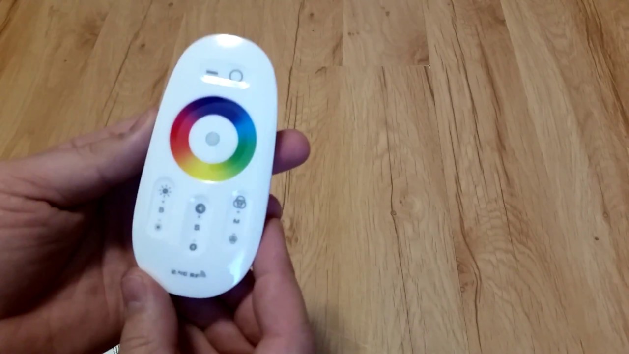 RGB Led Controller 2.4G RF Touch Screen Remote Control YouTube