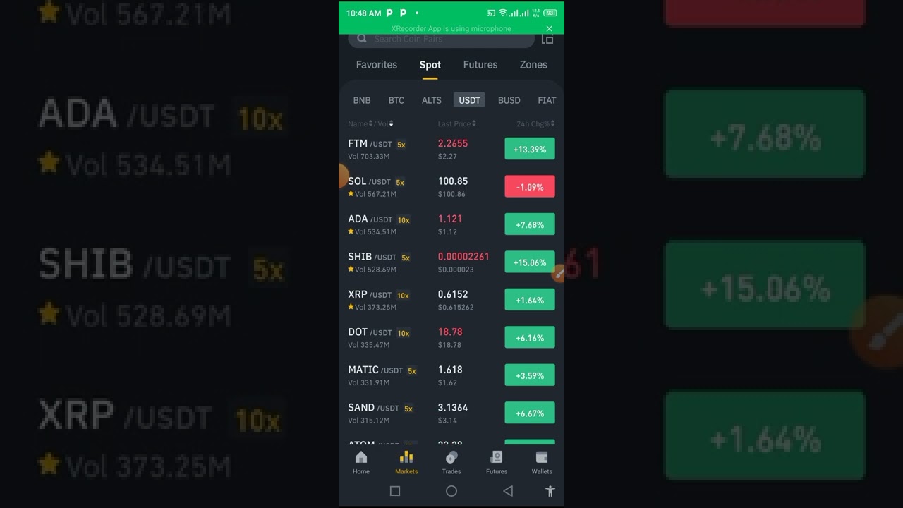 HOW TO BUY AND SELL A COIN @ BIN@NCE....