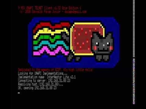 MSX Telnet v1.32 - Now working really well as a Linux client!