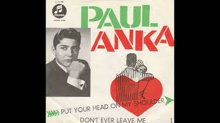 Paul Anka - Put Your Head On My Shoulder - 1959