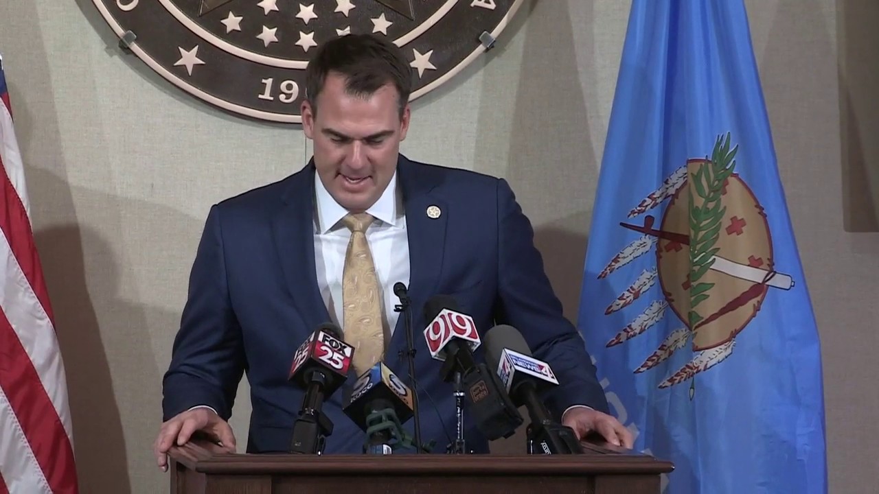 Governor Stitt Announces Interim Oklahoma Commissioner of Health - YouTube