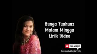 Bunga Tuahuns - Malam Minggu Lirik Video #corla #bundacorla