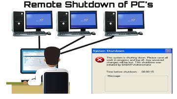 How to shutdown all the PC