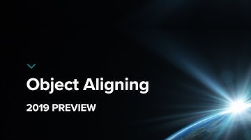 2019 Preview: New Canvas Object Aligning