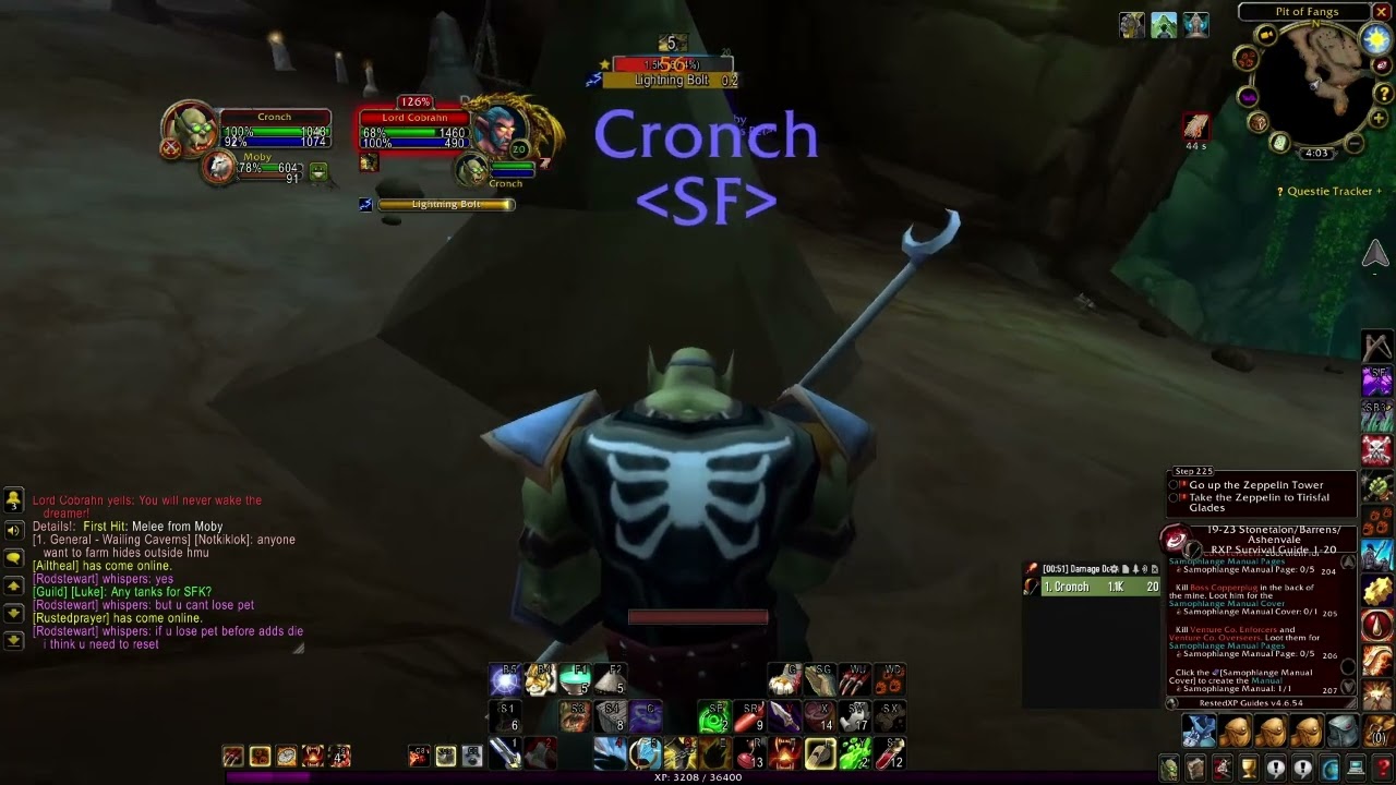 Melee only hunter lvl 26 Lord Cobrahn solo