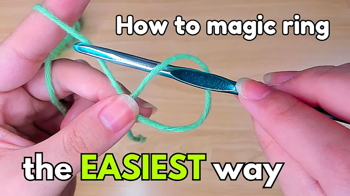 How to Crochet a Magic Ring / Magic Loop Tutorial | THE EASIEST WAY
