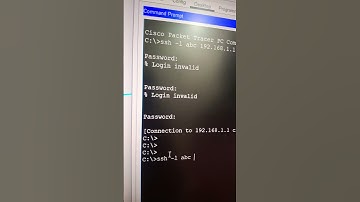 How to access router with ssh #ciscoccna #networksimulation #windows