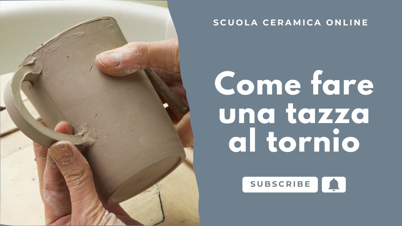 Come fare una tazza mug interamente al tornio