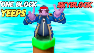 ONE BLOCK SKY BLOCK in Yeeps Hide and Seek!