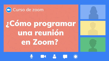 ¿Cómo programar una reunión en Zoom? | Curso de Zoom app