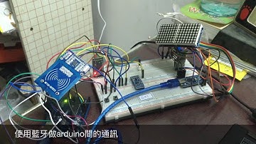Arduino UNO, NANO, Bluetooth HC-05, RFID-RC522 and LED MATRIX