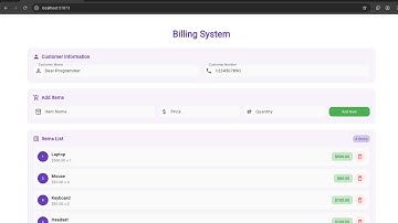 Billing System Web App in Flutter - Invoice Generator Web App Tutorial